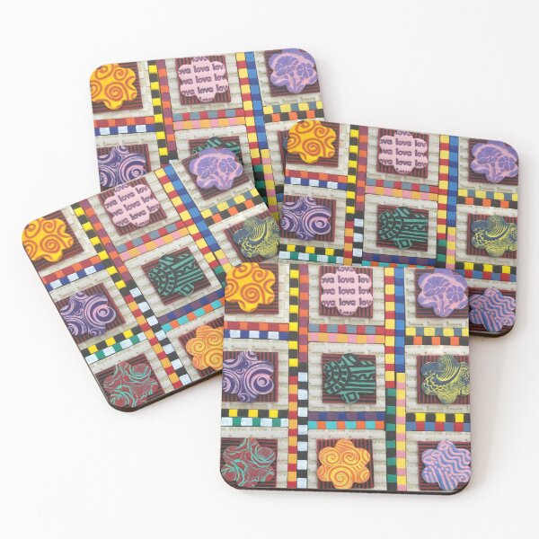 Item preview, Assortment On Squares designed and sold by prunellaparsnip.