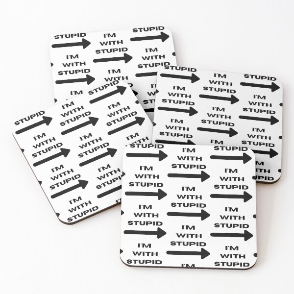 Item preview, I'm With Stupid designed and sold by WorldPrintTees.