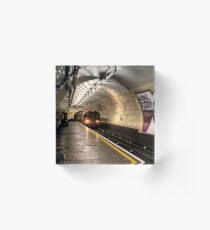 London Underground Acrylic Block