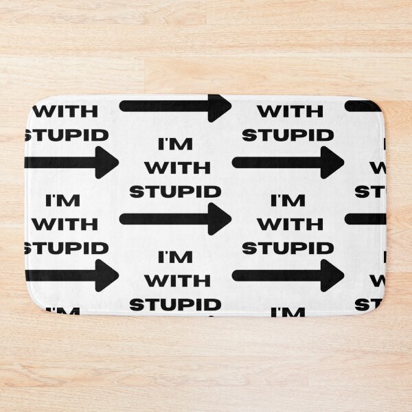 Item preview, I'm With Stupid designed and sold by WorldPrintTees.