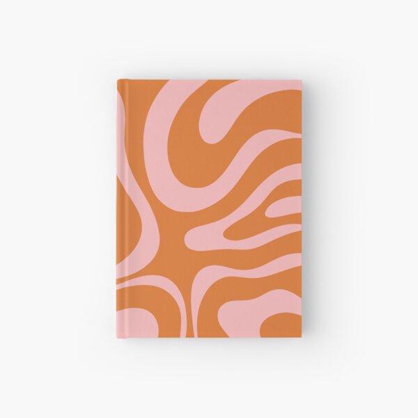 Item preview, Liquid Swirl Retro Abstract Pattern in Orange and Pink designed and sold by kierkegaard.