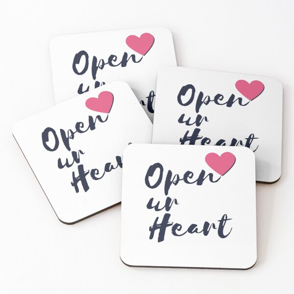 Item preview, Open ur Heart With Heart Motivational Message designed and sold by myzpooh.