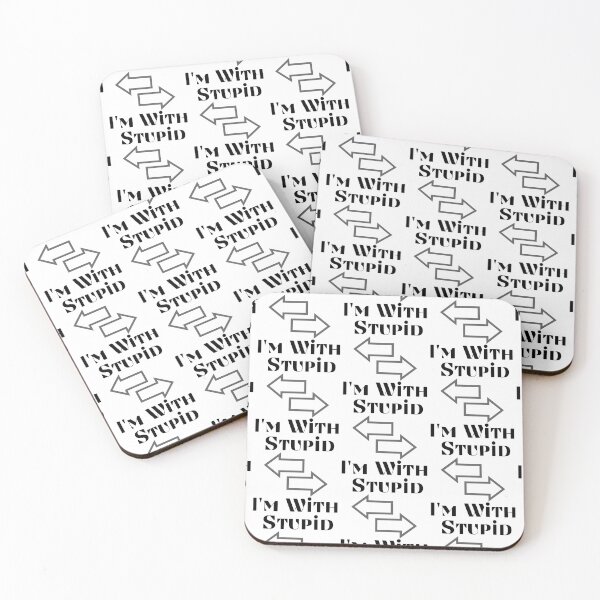 Item preview,  I'm With Stupid designed and sold by WorldPrintTees.