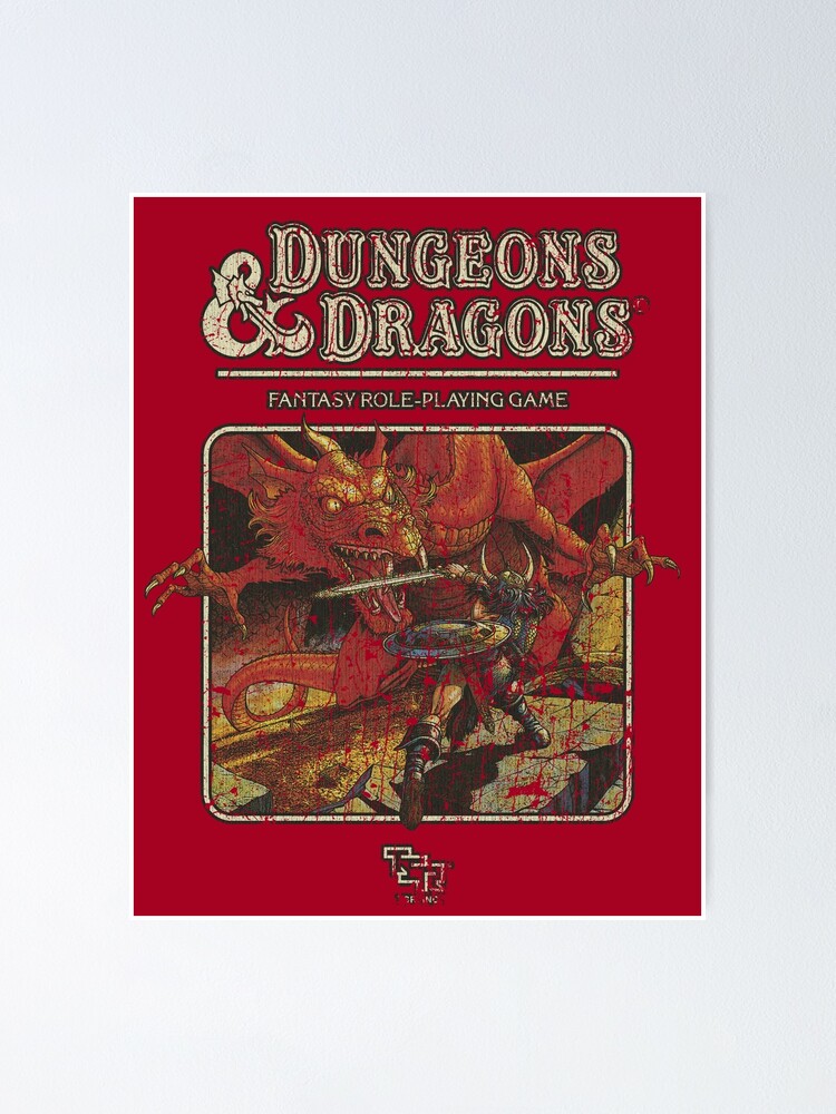 Dungeons & Dragons 1974 Poster for Sale by AstroZombie6669