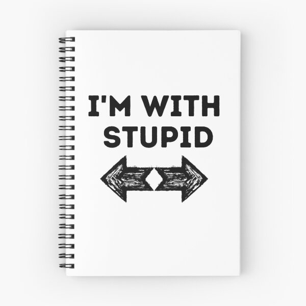 Item preview,  I'm With Stupid designed and sold by WorldPrintTees.