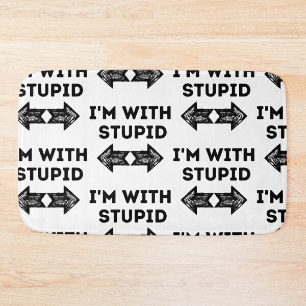 Item preview,  I'm With Stupid designed and sold by WorldPrintTees.