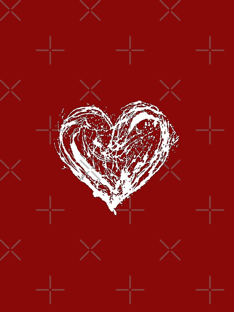 Thumbnail 3 of 3, Scarf, SCRAMBLED HEART designed and sold by cpinteractive.
