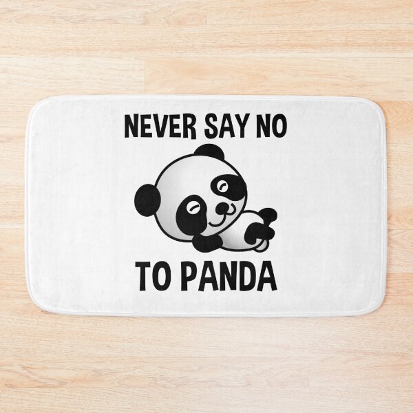 Item preview, Funny Slogan T Shirt Panda Shirt Animal Lover Gift Panda Bear Tshirt Save Animals Rescue Never Say No to Panda designed and sold by Andrea Lina.