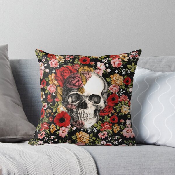 Item preview, In bloom floral skull designed and sold by KristyPatterson.