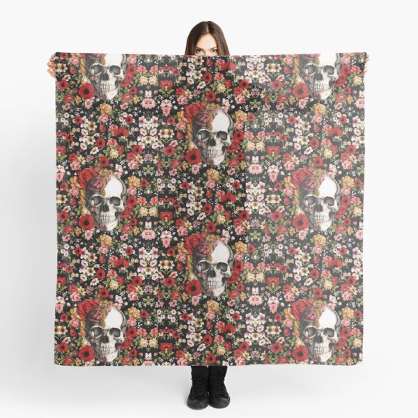 Item preview, In bloom floral skull designed and sold by KristyPatterson.