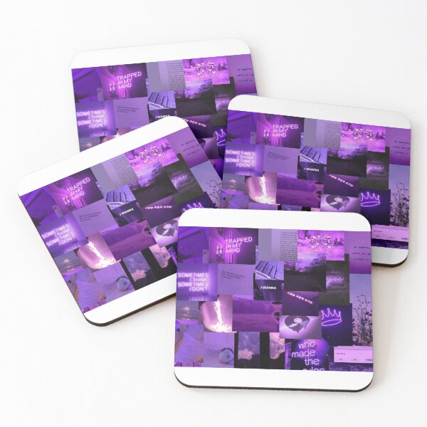 Item preview, Purple neon collage designed and sold by Als10806.
