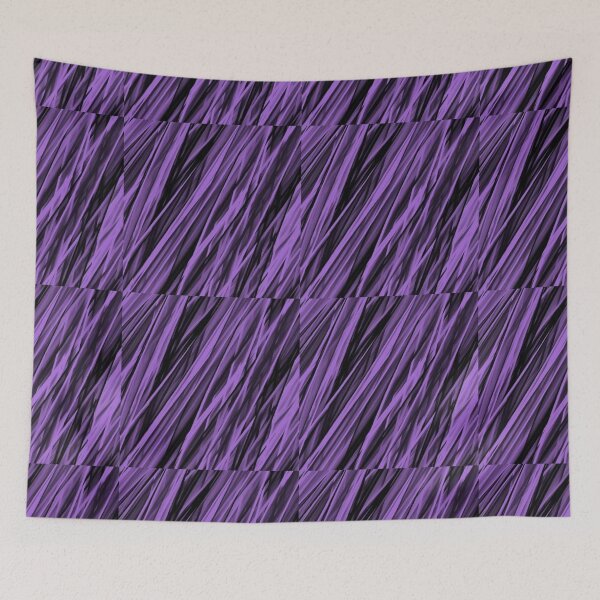 Item preview, Purple and Black Stripes designed and sold by StarCap7.