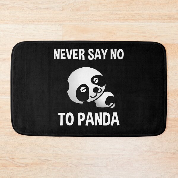 Item preview, Funny Slogan T Shirt Panda Shirt Animal Lover Gift Panda Bear Tshirt Save Animals Rescue Never Say No to Panda designed and sold by Andrea Lina.