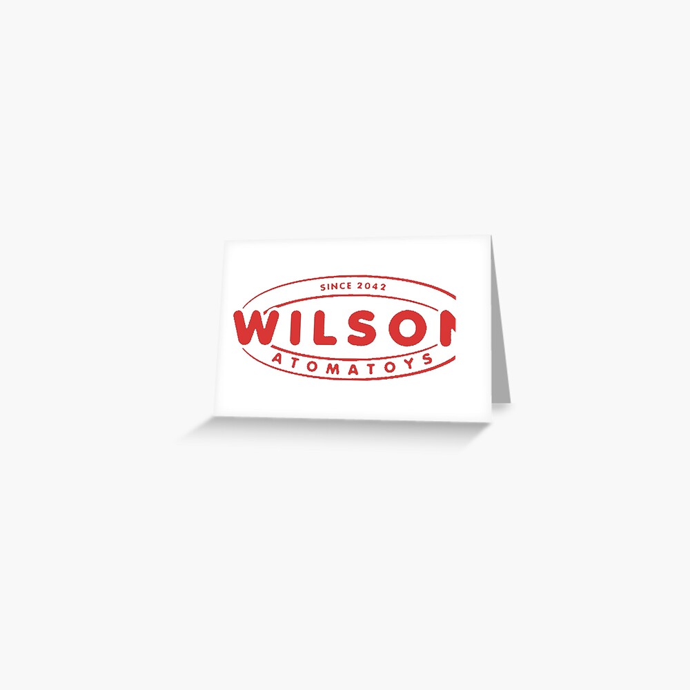 "Wilson Atomatoys Logo" Greeting Card by flavoredsharpie Redbubble