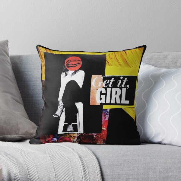 "Get It Girl" Throw Pillow