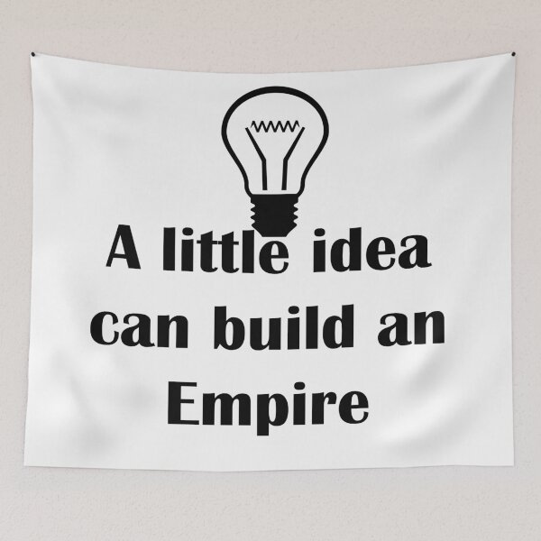 Item preview, A little idea can build and empire designed and sold by JirehShop.