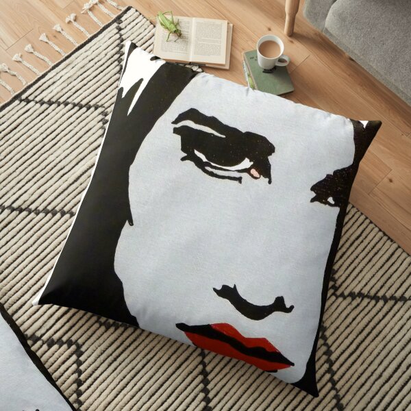 Neve C. Bold Face Floor Pillow