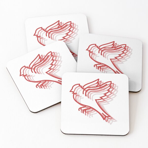 Item preview, red bird layered animal  designed and sold by TheWaterBirds.