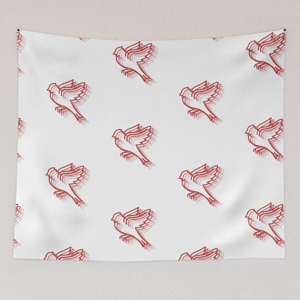 Item preview, red bird layered animal  designed and sold by TheWaterBirds.