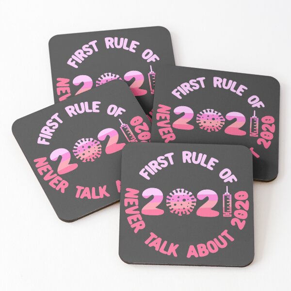 Item preview, First Rule Of 2021, Never Talk About 2020 - Pink designed and sold by Chubuter.