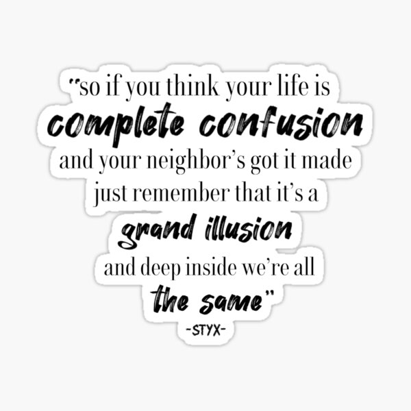 Item preview, Styx Illusion Quote designed and sold by maddyferriter.