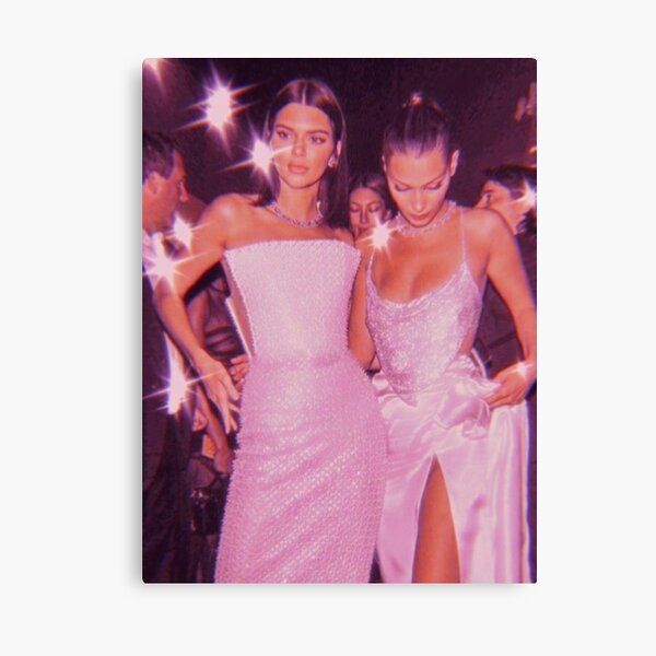 kendall jenner and bella hadid Canvas Print