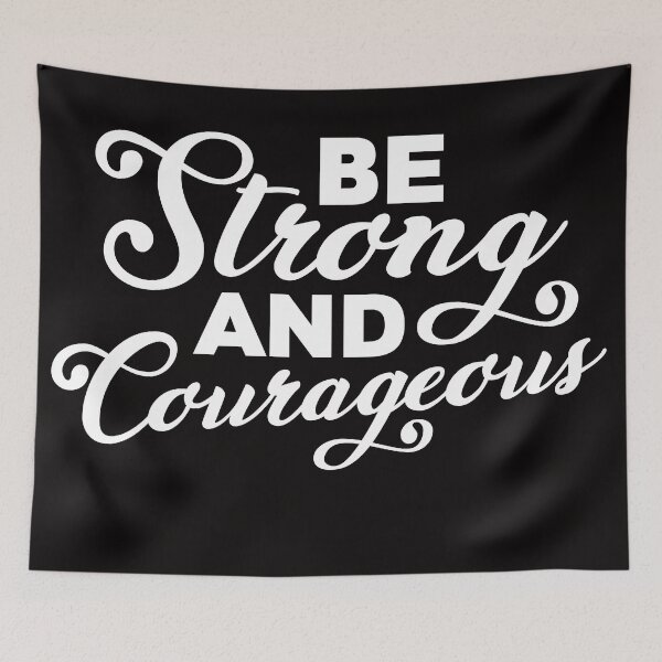 Item preview, Be Strong And Courageoux designed and sold by SECRET STORE.