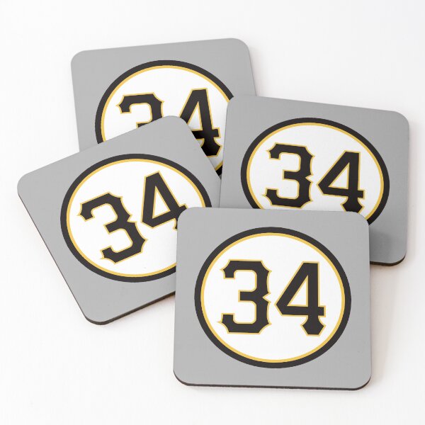 Item preview, AJ Burnett #34 Jersey Number designed and sold by StickBall.