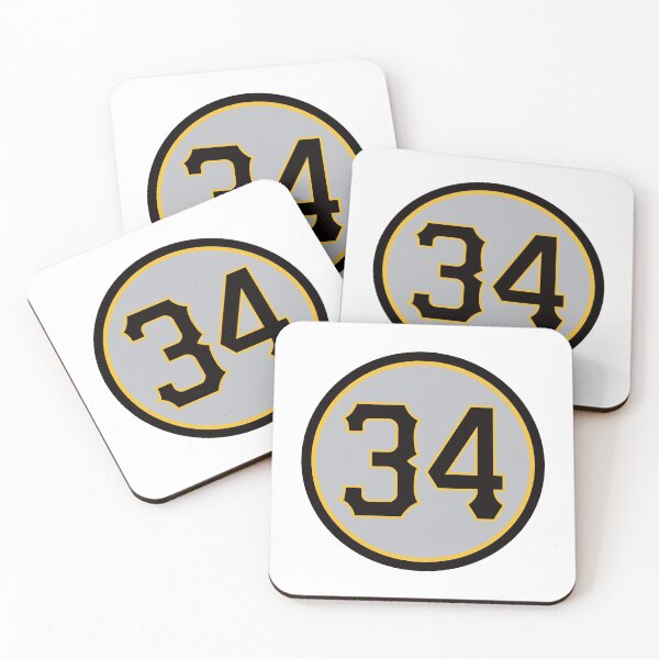 Item preview, AJ Burnett #34 Jersey Number designed and sold by StickBall.