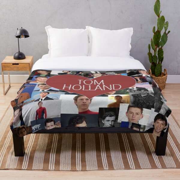 tom holland blanket/stickers Throw Blanket