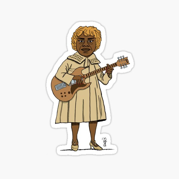 Dessin de Sister Rosetta Tharpe Sticker