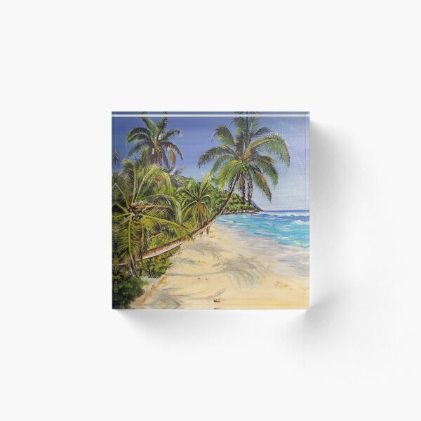 Beach Acrylic Block