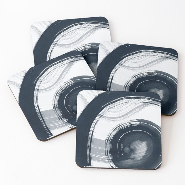 Item preview, ink explorations (001) - abstract black ink painting designed and sold by expl-rations.