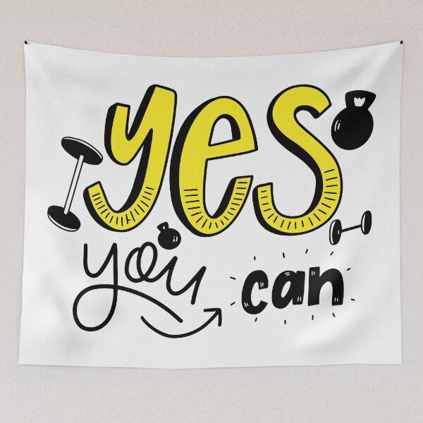 Item preview, Fitness Yes You Can designed and sold by SECRET STORE.