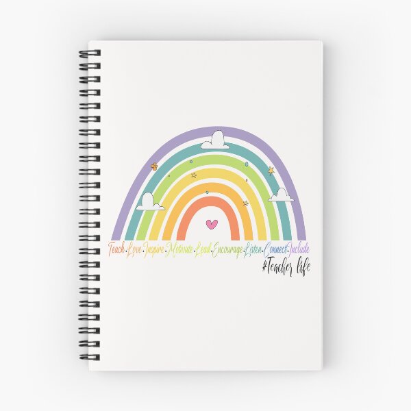 Artikelvorschau, Regenbogenlehrerleben, Kindergärtnerin, Lehrerin, Geschenk für Lehrer, Lehrerleben entworfen und verkauft von Manou  Creations.