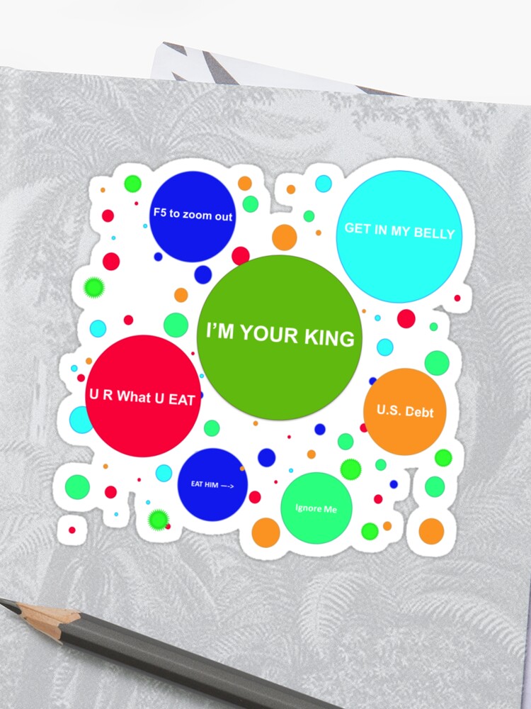 Agario Funny Nicknames Sticker - cool nicknames for agarca