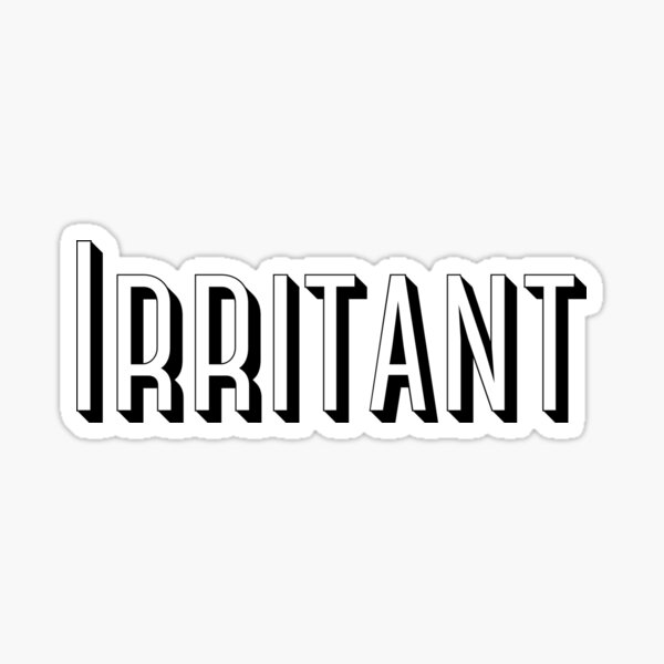 Autocollants Irritant - Lot de 5