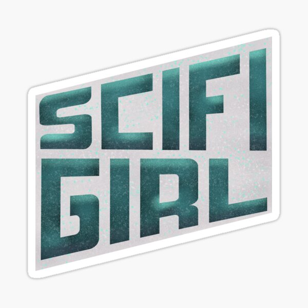 SciFi Girl Sticker