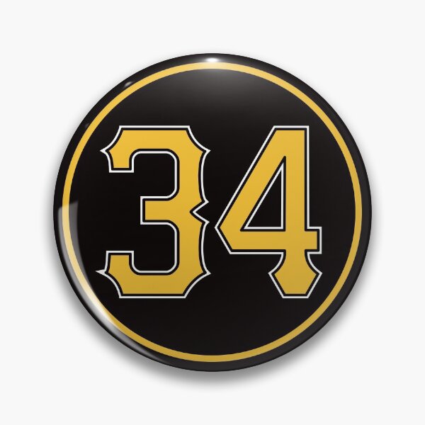 Item preview, AJ Burnett #34 Jersey Number designed and sold by StickBall.