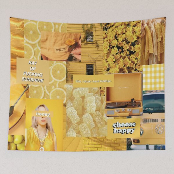 Item preview, Yellow aesthetic collage designed and sold by Als10806.