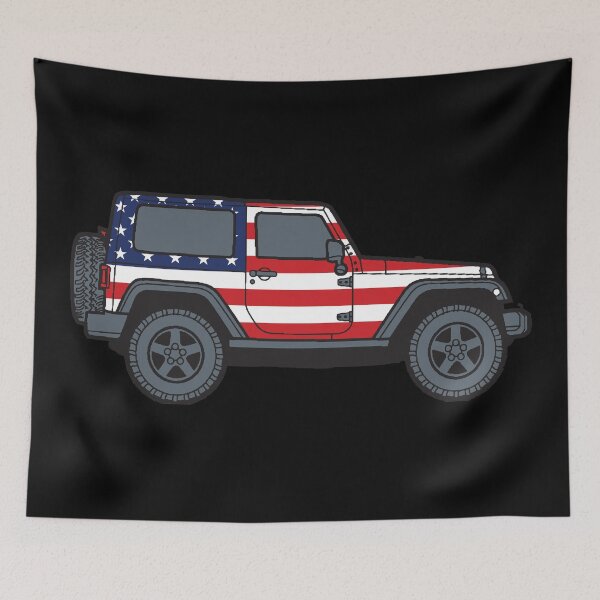 Item preview, American Flag Off Road Vehicle designed and sold by HorseFly Ranch.