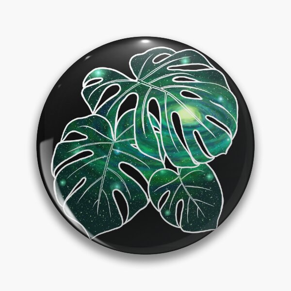 Item preview, Monstera Constellation - WHITE OUTLINE ON BLACK designed and sold by EmpressEyrie.