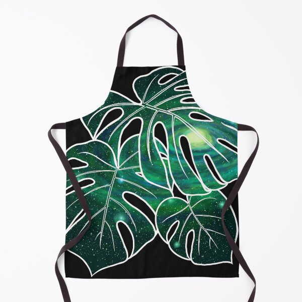 Item preview, Monstera Constellation - WHITE OUTLINE ON BLACK designed and sold by EmpressEyrie.