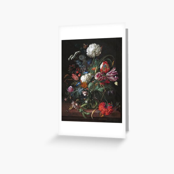 Item preview, Vase of Flowers by Jan Davidsz de Heem, Dutch, 1660 designed and sold by Shapes-Mania.