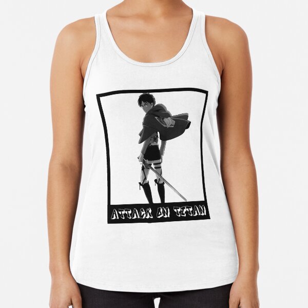 ATTACK ON TITAN Eren Jeager Stand Racerback Tank Top