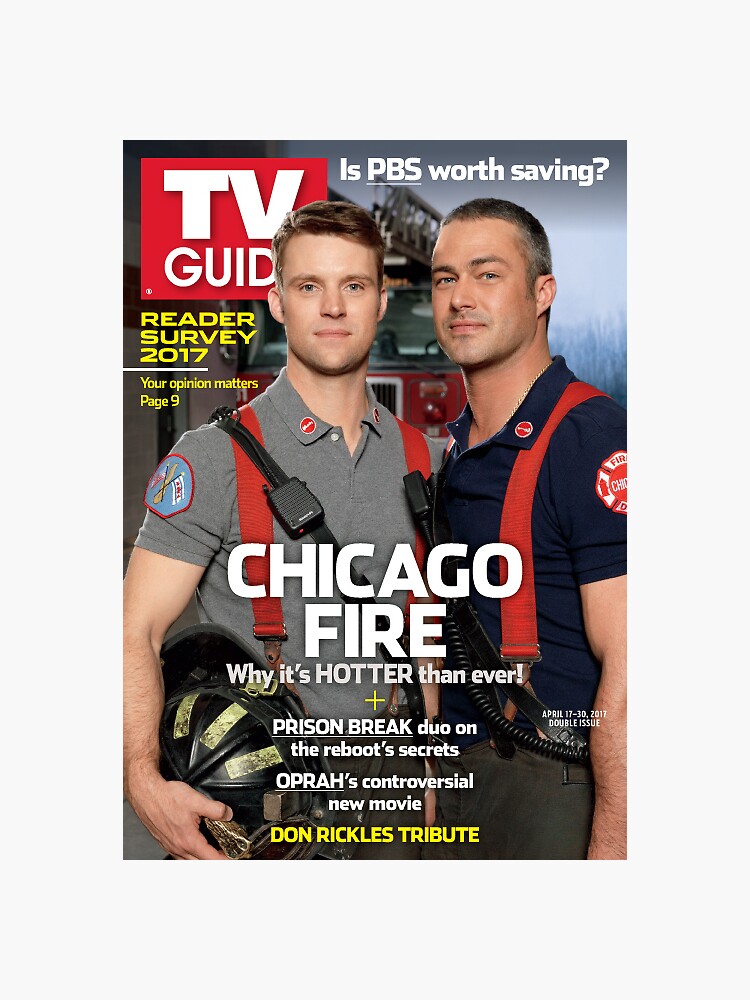 Chicago Fire TV Guide Sticker For Sale By PhoenixAD Redbubble