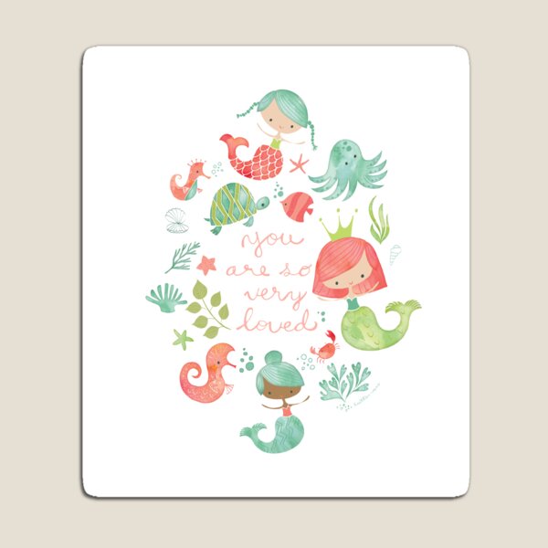Under the Sea Mermaids Magnet