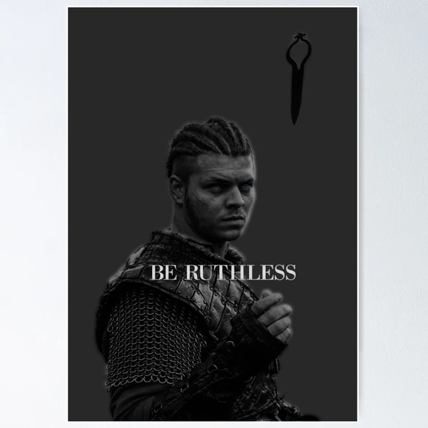  Mlilizart Ivar The Boneless Vikings Poster Metal Tin