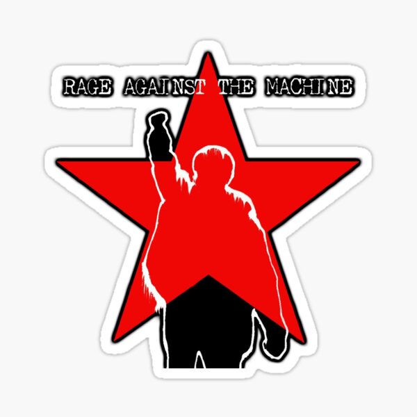 Rage Against The Machine Logo Stickers | Redbubble