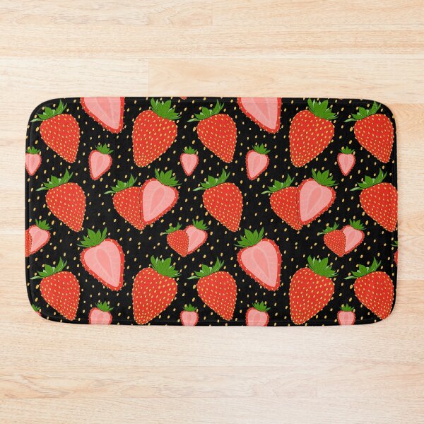 Item preview, Sweet Strawberries - Black designed and sold by SemDesigns1.